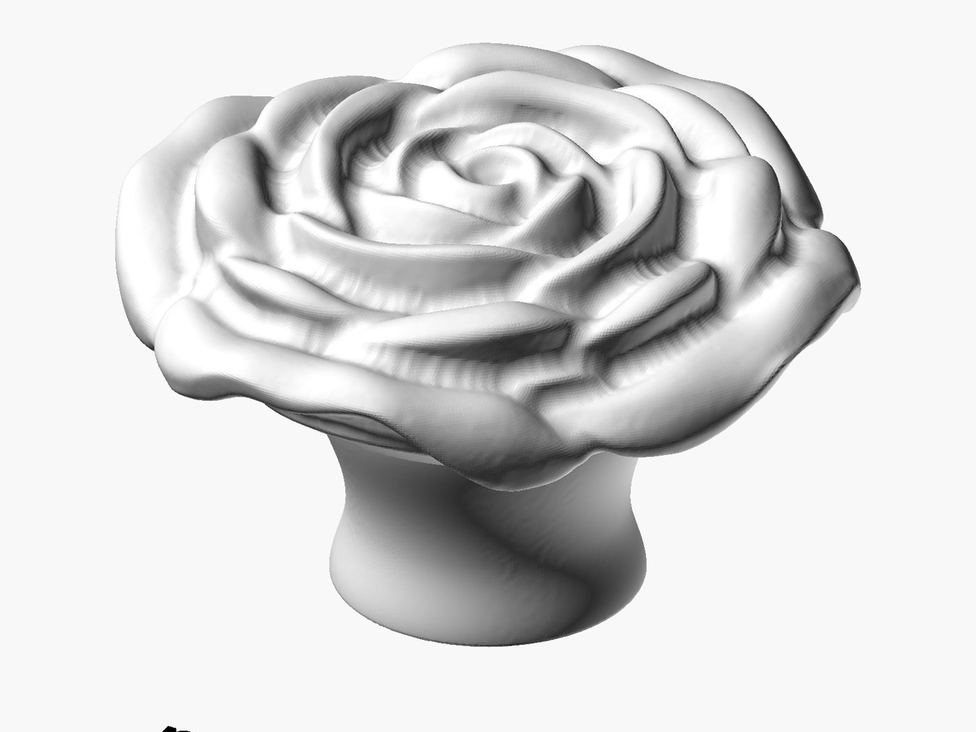 The Rose as a digital model.